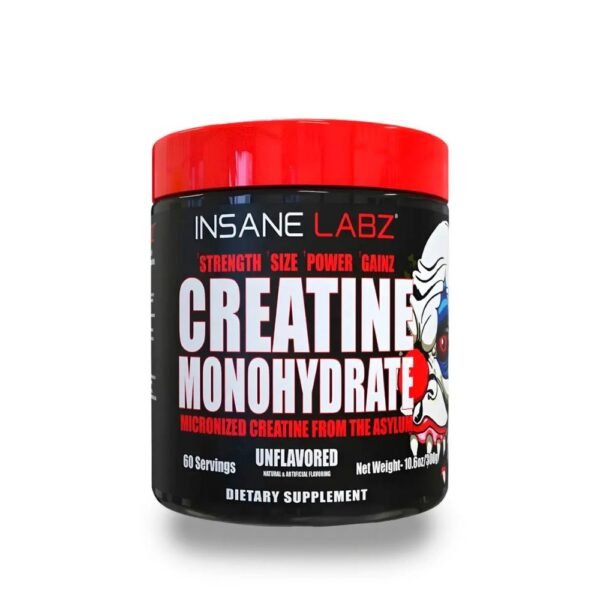 CREATINA MONOHIDRATADA  MICRONIZADA 300GR - INSANE LABZ